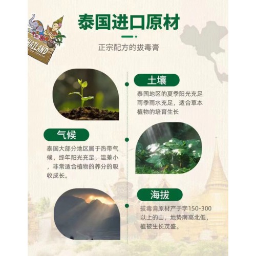 泰国拔毒顽痒清 50g x 3瓶