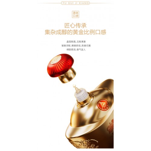 五粮液富贵吉祥·金元宝52%vol浓香型500ml