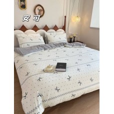 新款提花沐纱棉四件套 （安可）