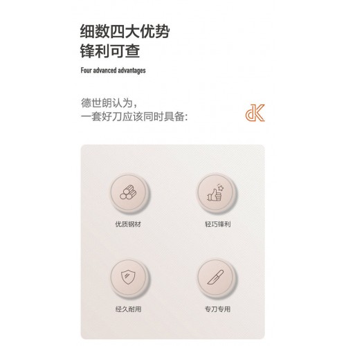 Delson德世朗刀具五件套装