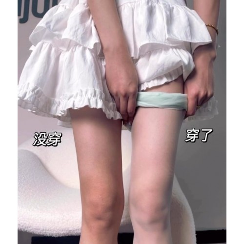 罗沐俏0D超透美肤袜*两双（薄荷曼波色）
