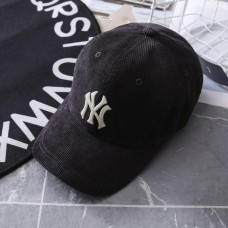 MLB灯芯绒棒球帽MLB1070 (炭灰色)
