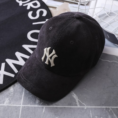 MLB灯芯绒棒球帽MLB1070 (炭灰色)