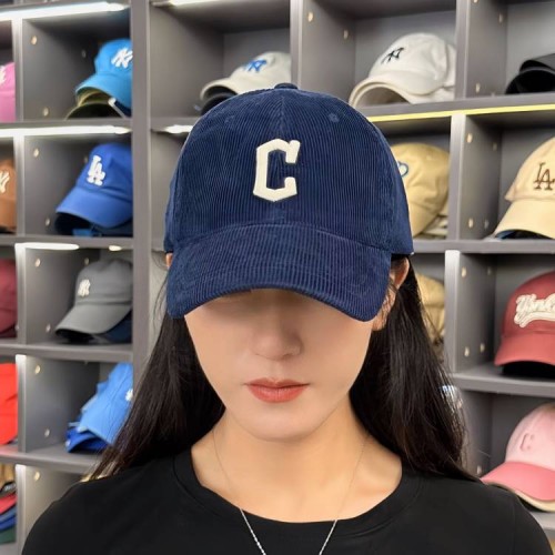 MLB灯芯绒棒球帽MLB1070 (藏青色)