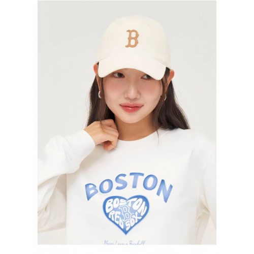 MLB灯芯绒棒球帽MLB1070 (深奶油色)