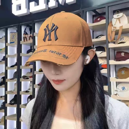 MLB情侣款刺绣logo棒球帽MLB1035 (驼色)