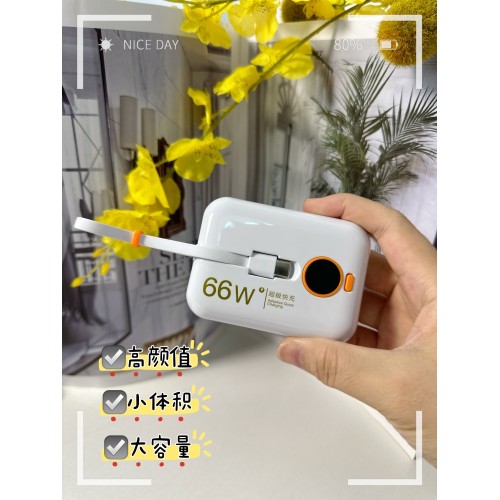 黑猫比特超级快充充电宝DX60 （白色-10000mAh）