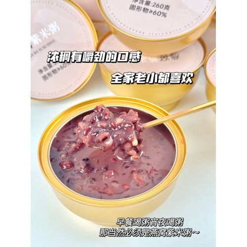 Honey Future燕窝紫米粥260g*6碗